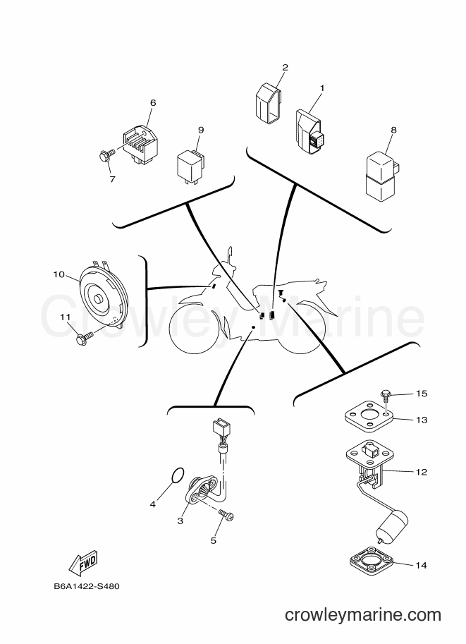 Yamaha Motors T110LEC (B6A3) [010] - ELECTRICAL 2