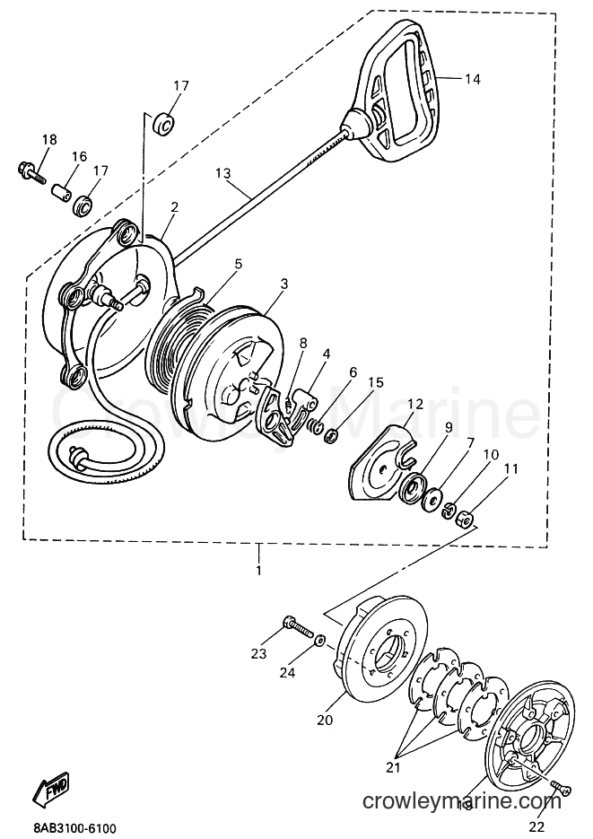 Yamaha Motors VX500 (8AB3) [020] - STARTER