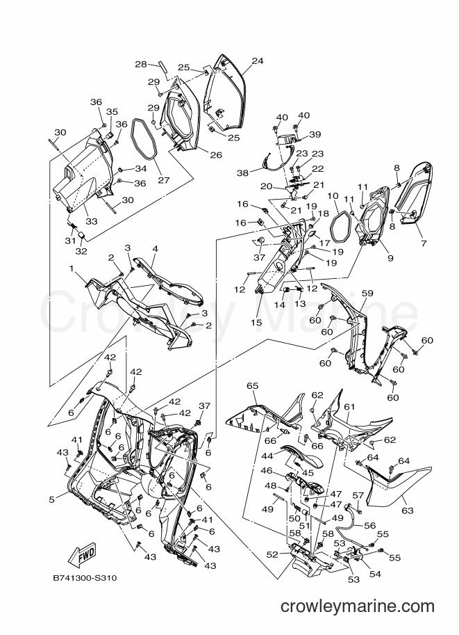 2017 Scooter CZD300-A - CZD300-A (B741) [010] - LEG SHIELD