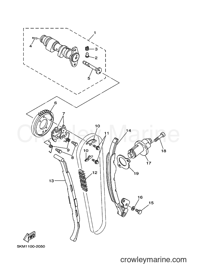 2002 ATV YFM660FWA - YFM660FWA (5KM3) [010] - CAMSHAFT & CHAIN