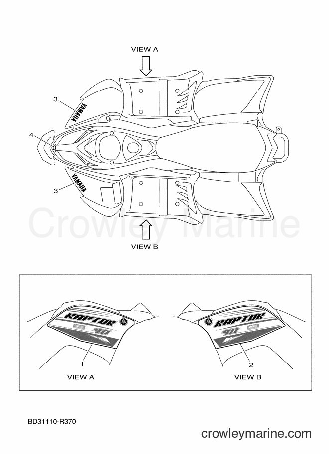 Yamaha Motors YFM90R (BD32) [010] - GRAPHICS