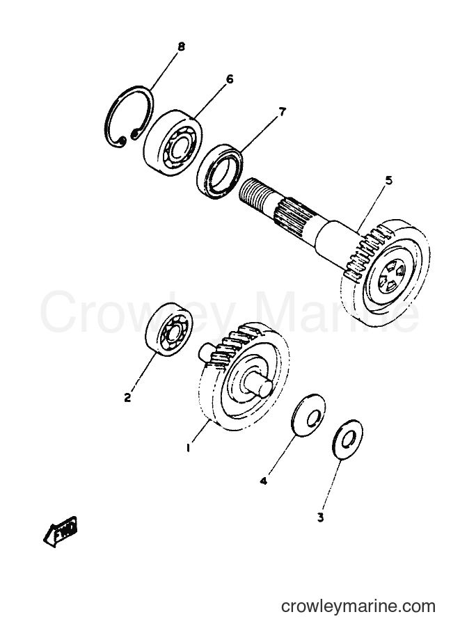 1997 Scooter YN50 - YN50 (5AD4) [010] - TRANSMISSION