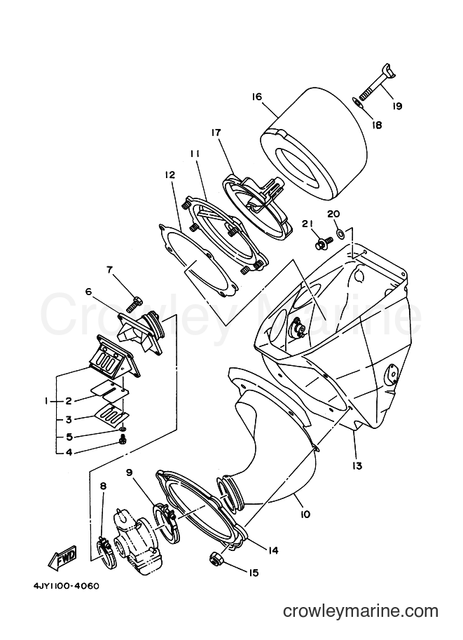 1994 Dirt Bike YZ125 - YZ125 (4JY2) [99A] - INTAKE