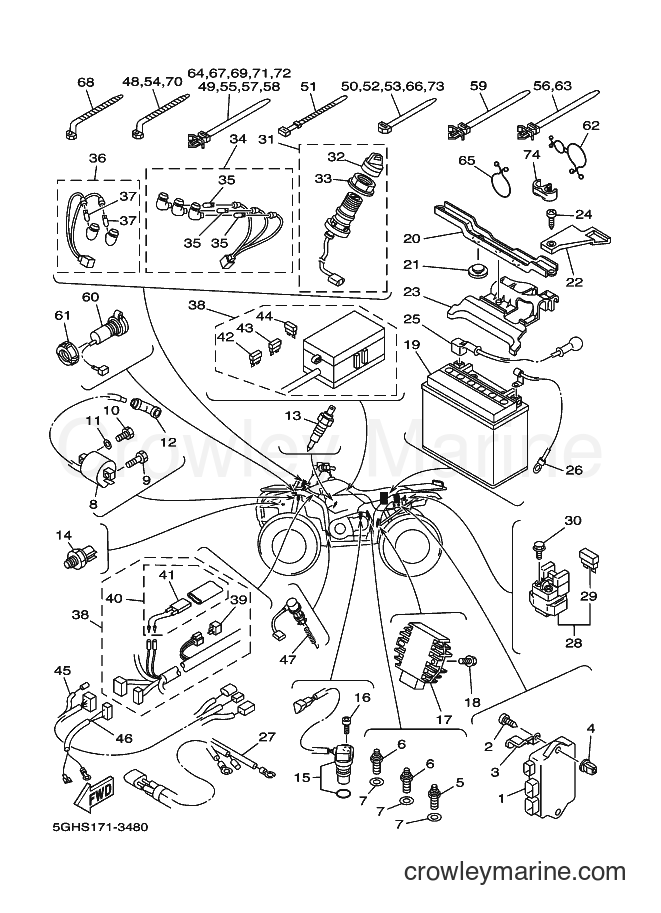 2003 ATV YFM400FWA - YFM400FWA (5GHS) [010] - ELECTRICAL 1