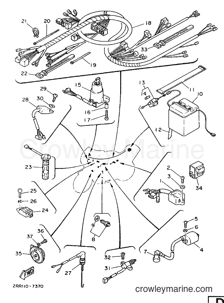 1990 Sport Bike YSR50 - YSR50 (3FD7) [010] - ELECTRICAL 1