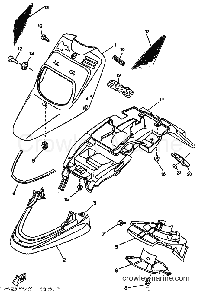 1994 Scooter CW50 - CW50 (4EY2) [999] - FENDER