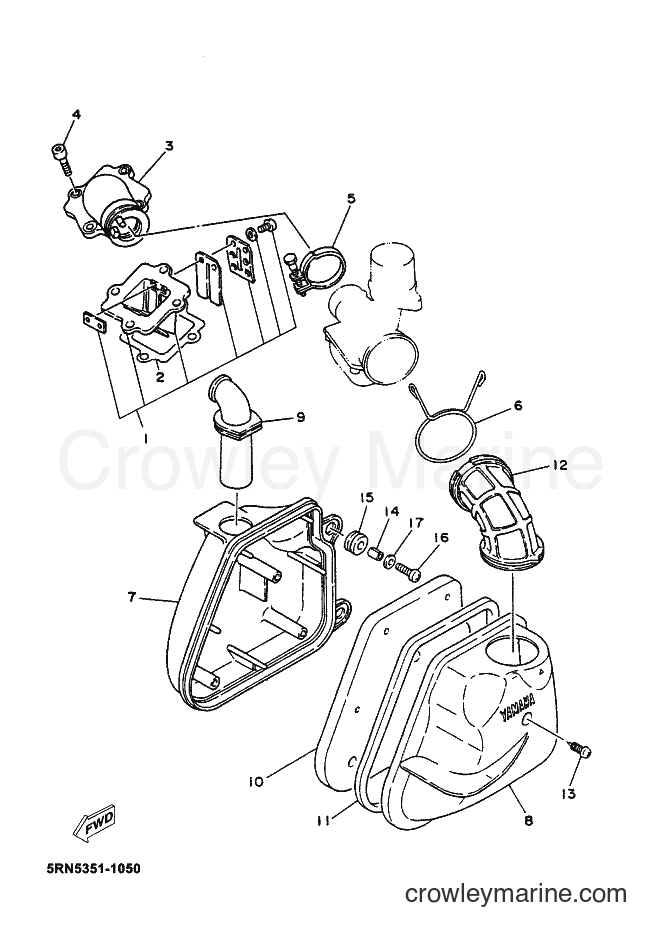 Yamaha Motors YN50 (5RNF) [010] - INTAKE