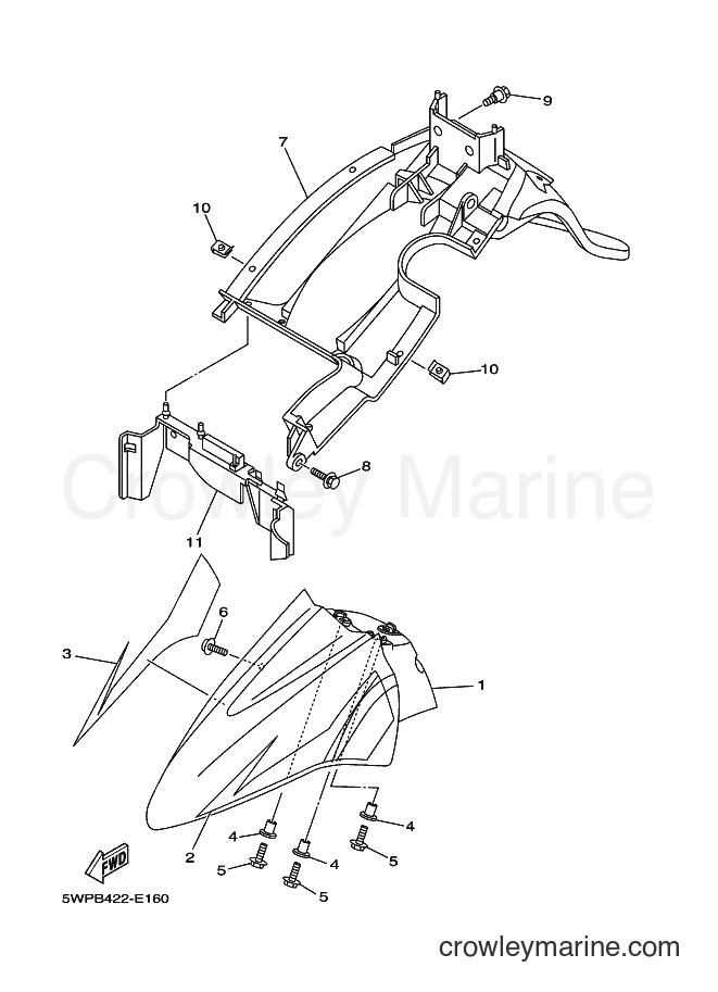 Yamaha Motors AL115C (5WPB) [010] - FENDER