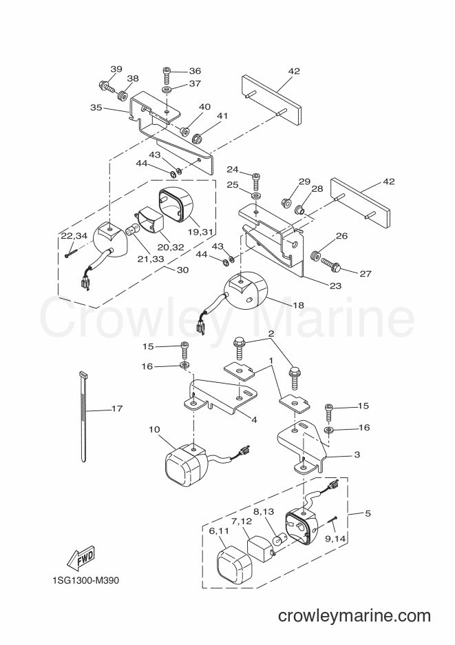 2014 ATV YFM350FWA - YFM350FWA (1SG2) [030] - FLASHER LIGHT