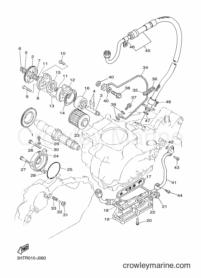 2016 Street Bike SR400 - SR400 (2RDB) [040] - OIL PUMP