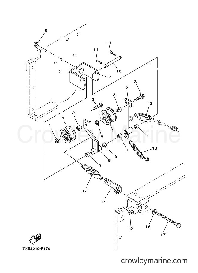 2012 Snowblower YS1070 - YS1070 (7XE3) [010] - CLUTCH