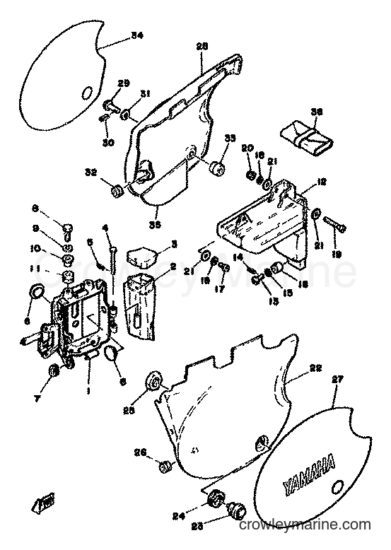 1978 Dirt Bike XT500 - XT500 (1U6) [999] - SIDE COVER