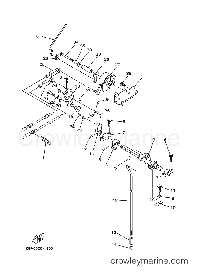 Yamaha Motors F15A (69A0) [030] - CONTROL