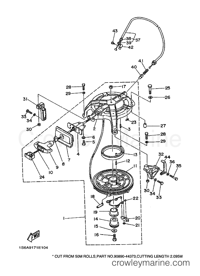 Yamaha Motors 20C (6A90) [010] - STARTER