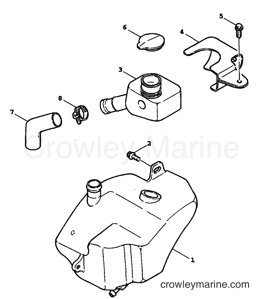 1999 Scooter YW100 - YW100 (4VPG) [010] - OIL TANK
