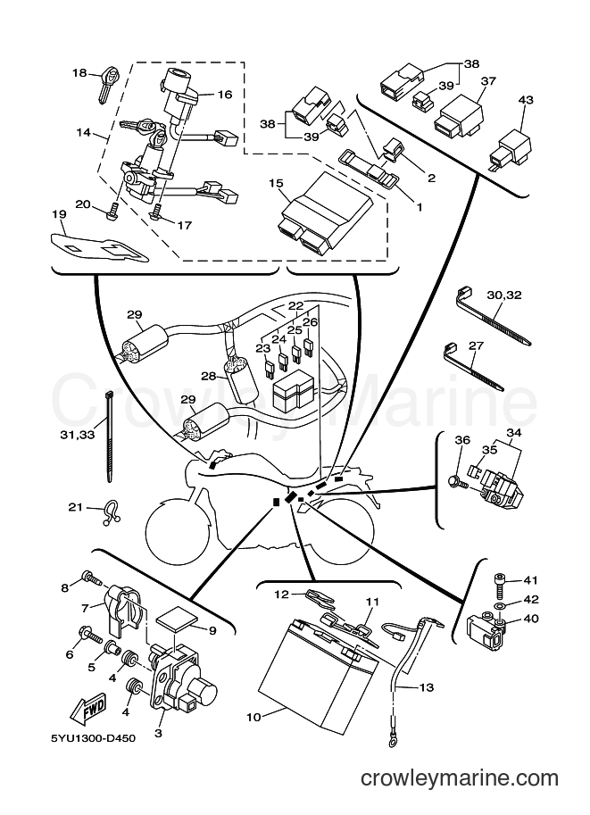 2005 Street Bike MT01 - MT01 (5YU1) [030] - ELECTRICAL 2