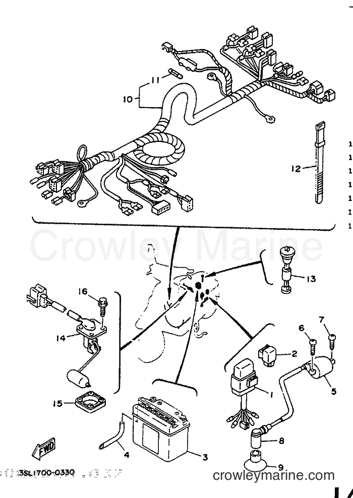 1991 Scooter CW50 - CW50 (4BX1) [999] - ELECTRICAL 2