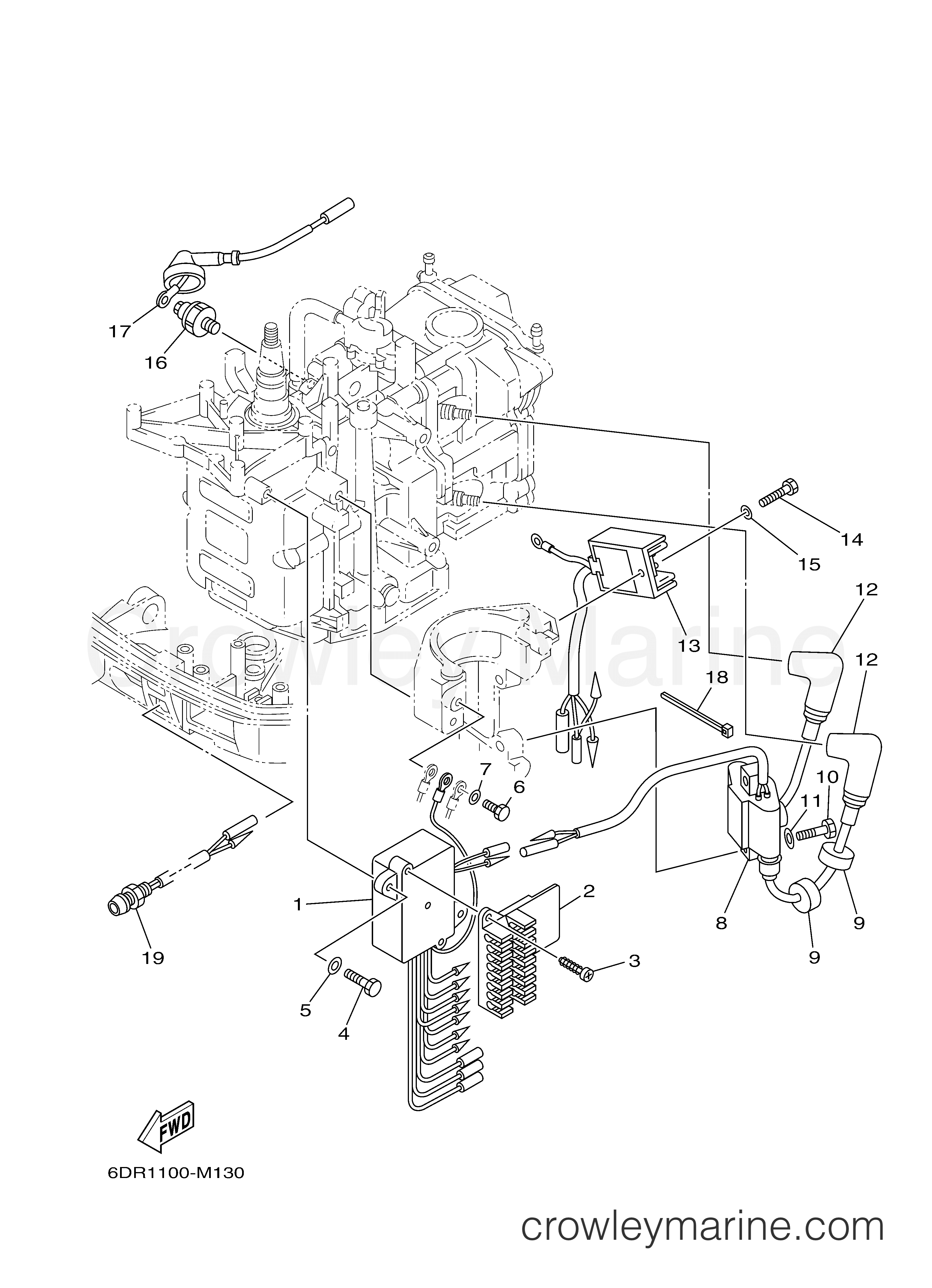 Yamaha Motors F9.9LMHB - ELECTRICAL 1
