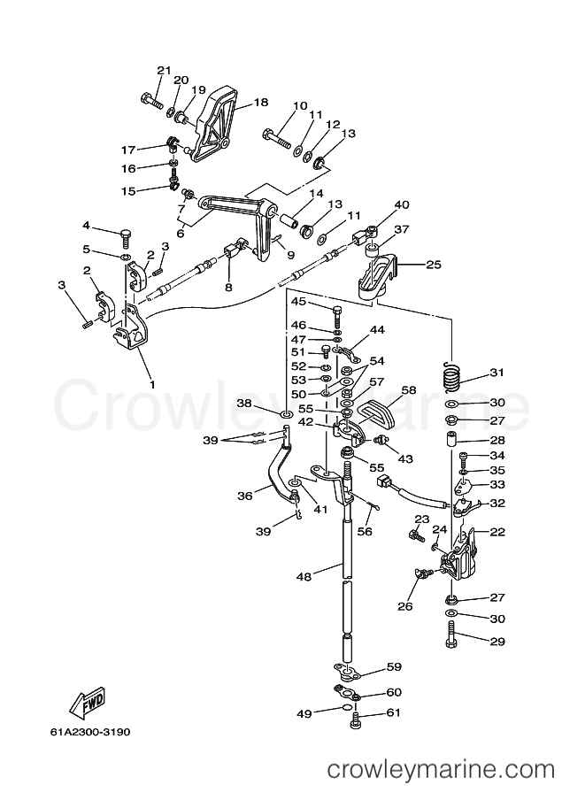 Yamaha Motors 250AETOX (61A4) [090] - CONTROL