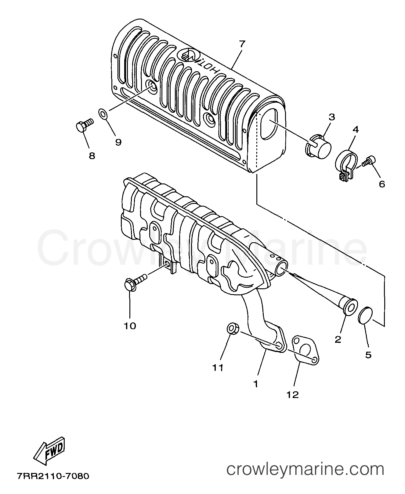 Yamaha Motors EF2400AX - EXHAUST