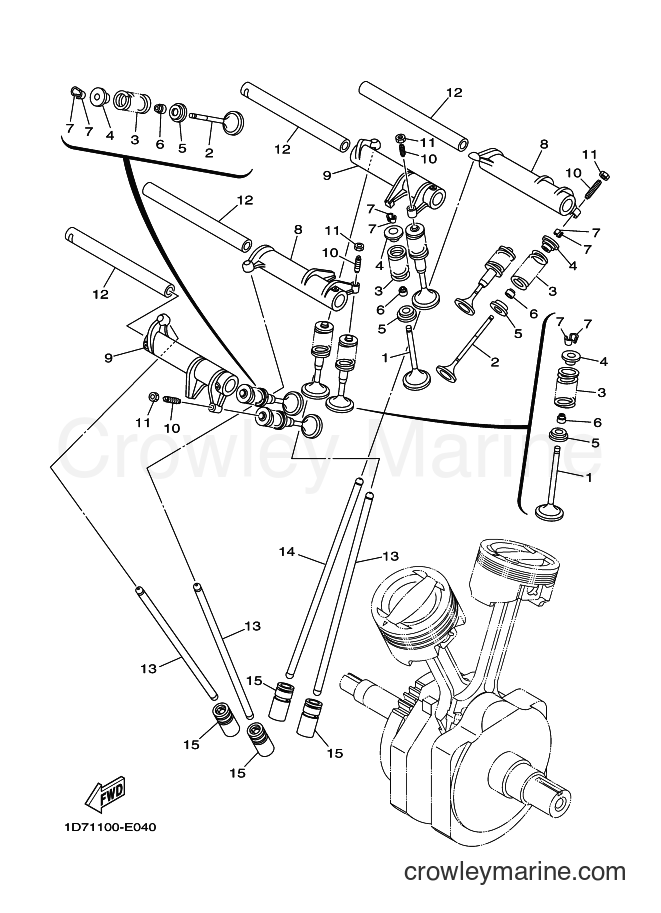 Yamaha Motors XV1900A (4D56) [010] - VALVE