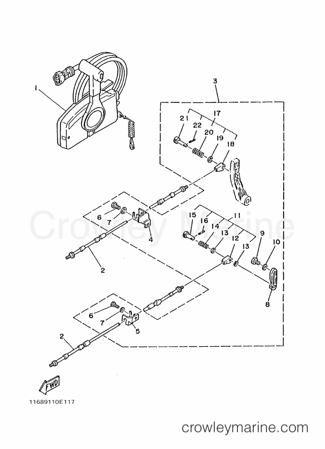 Yamaha Motors 30A (689) [040] - REMOTE CONTROL