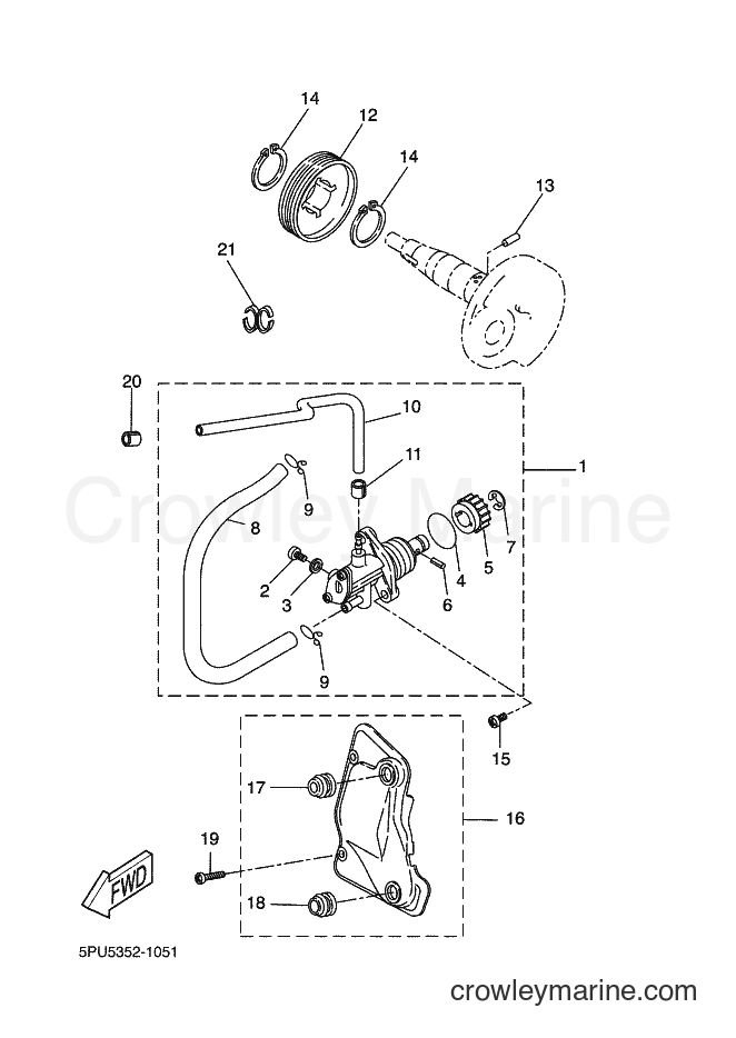 2006 Scooter YQ50L - YQ50L (3C69) [090] - OIL PUMP