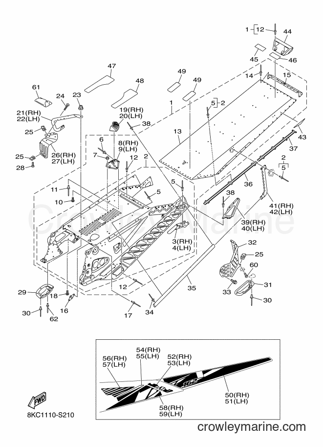 2017 Snowmobile SRS10MS62 - SRS10MS62 (8KC1) [010] - FRAME 2