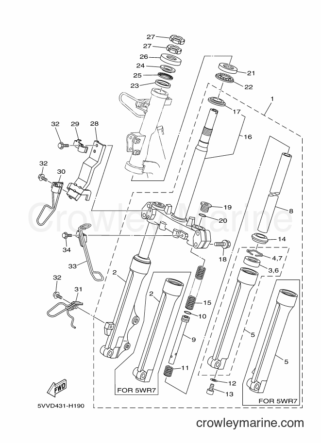 2009 Scooter AL115S - AL115S (5VVD) [010] - STEERING