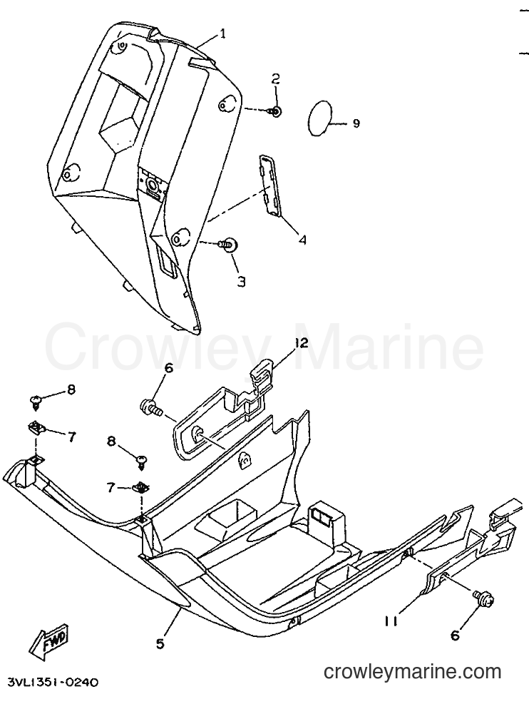 1995 Scooter CW50R - CW50R (4RD1) [999] - LEG SHIELD
