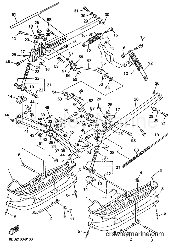 Yamaha Motors VX700XT (8DS2) [020] - SKI