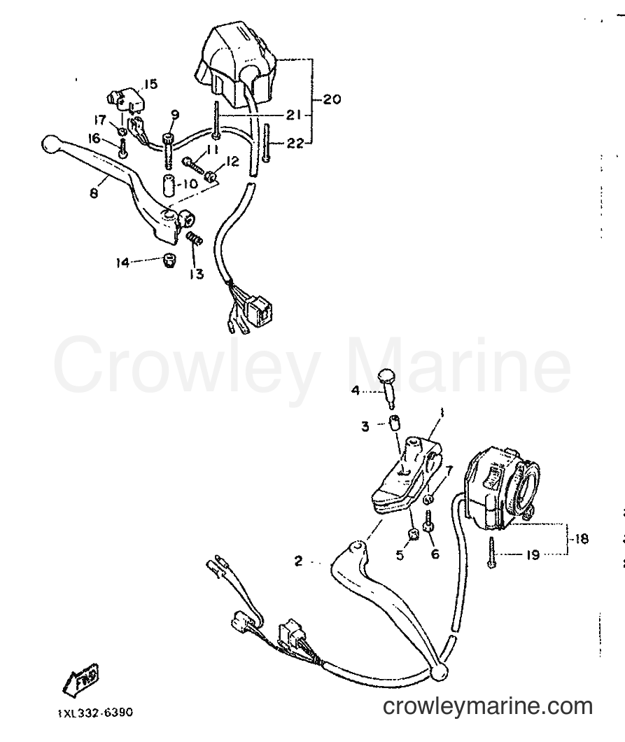 1987 Street Bike SRX600 - SRX600 (2TM) [999] - HANDLE SWITCH & LEVER