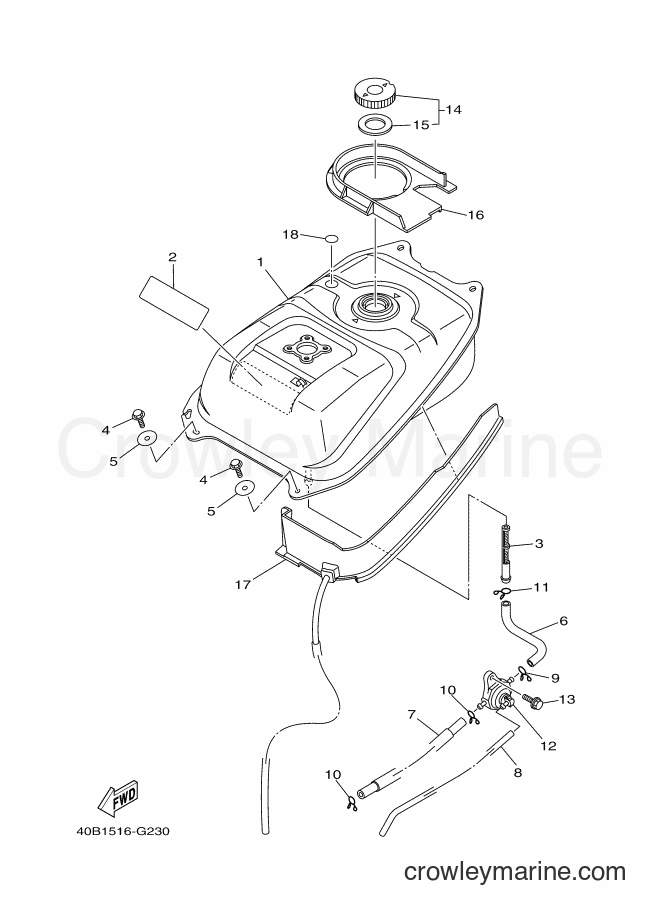 2009 Scooter T110C - T110C (40B1) [010] - FUEL TANK