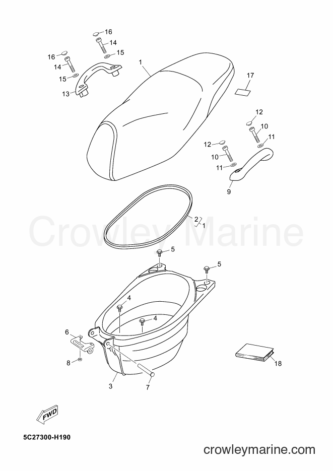 Yamaha Motors YN50 (5C2C) [010] - SEAT