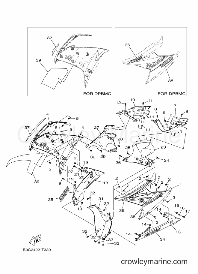 2018 Sport Bike YZF155 - YZF155 (B9B3) [010] - LEG SHIELD