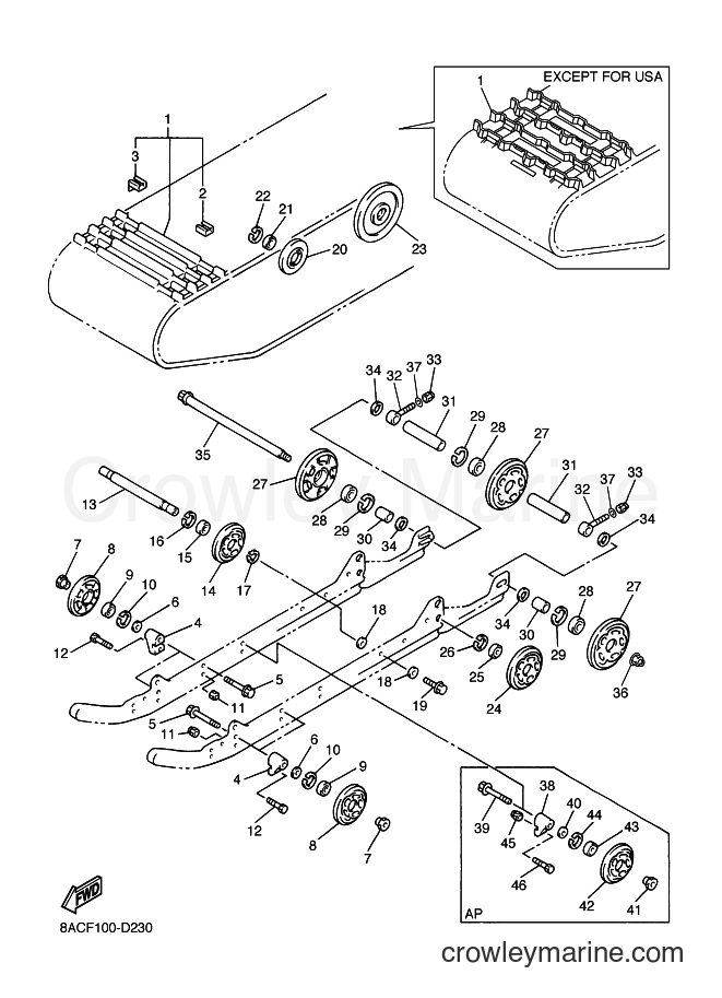 2005 Snowmobile VK540III - VK540III (8ACF) [020] - TRACK SUSPENSION 1
