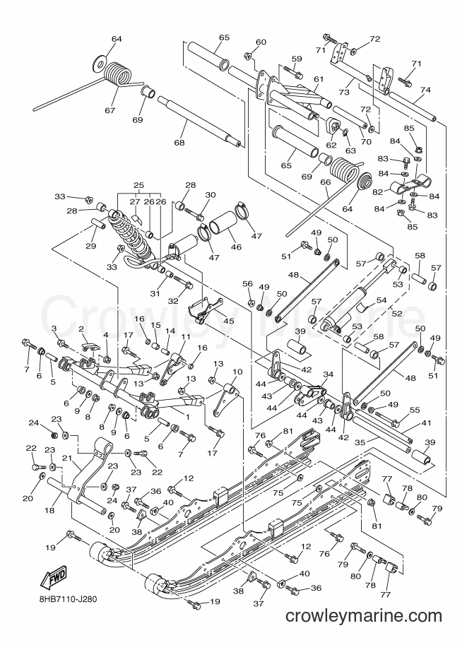 2010 Snowmobile RFX10RS - RFX10RS (8HB8) [010] - TRACK SUSPENSION 2