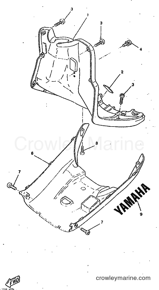 1998 Scooter CW50RSX - CW50RSX (4YD2) [999] - LEG SHIELD