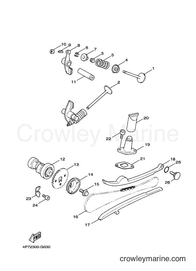 Yamaha Motors XC125E (4P75) [010] - VALVE