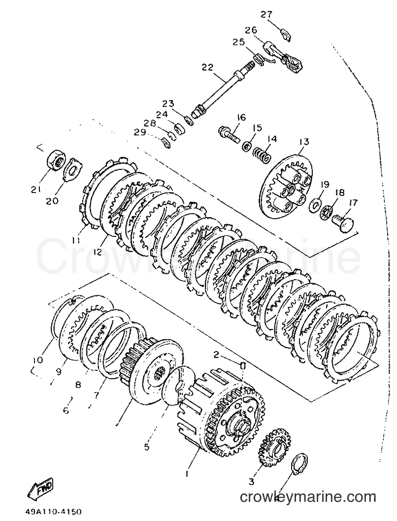 1990 Sport Bike FJ600 - FJ600 (3RC2) [010] - CLUTCH