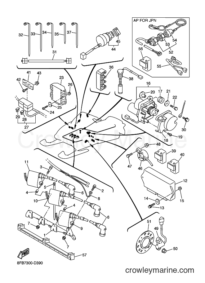 2005 Snowmobile SXV700 - SXV700 (8FB7) [010] - ELECTRICAL 1