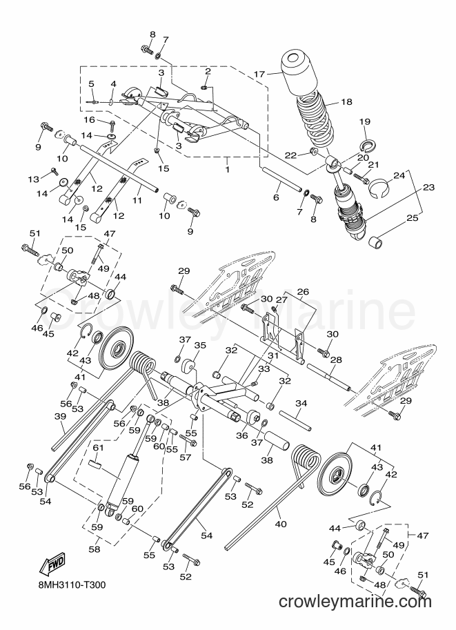 2018 Snowmobile SRS10LS - SRS10LS (8MA2) [010] - TRACK SUSPENSION 2