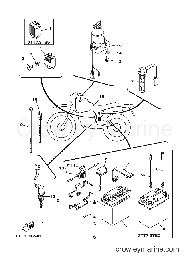 2010 Dirt Bike DT125 - DT125 (3TTH) [010] - ELECTRICAL 1