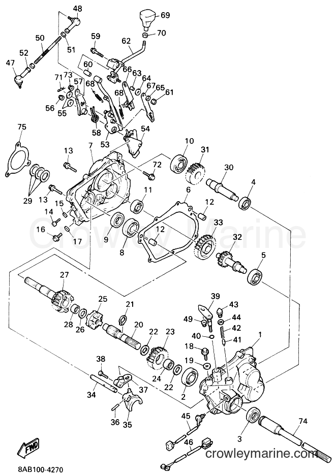 1994 Snowmobile VX500 - VX500 (8AS1) [010] - TRACK DRIVE 2