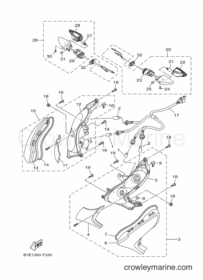 2018 Scooter T115FL-5C - T115FL-5C (B7E1) [010] - FLASHER LIGHT