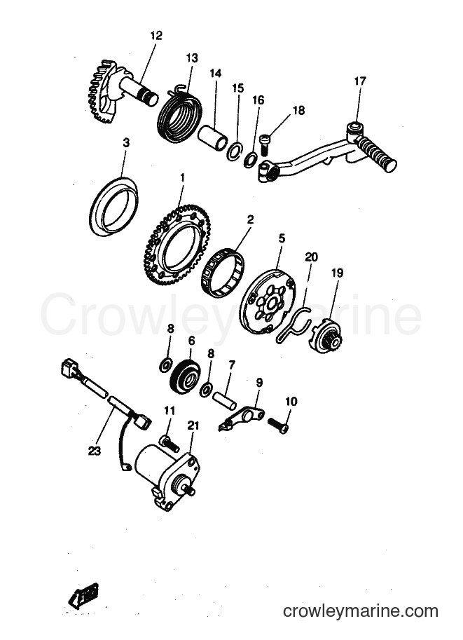 Yamaha Motors YQ50 (5DR2) [010] - STARTER