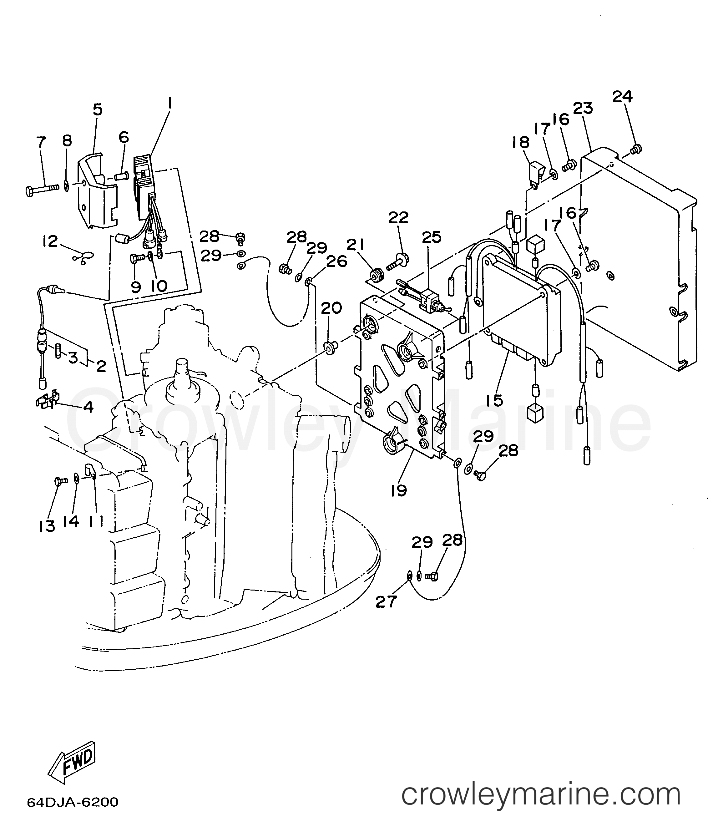Yamaha Motors P150TLRU - ELECTRICAL 1