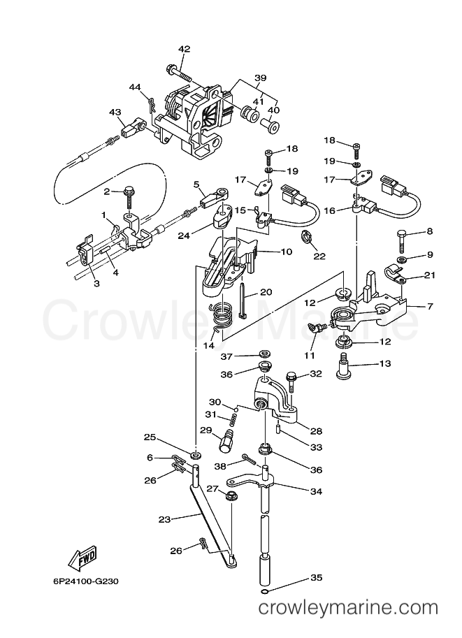 Yamaha Motors F250TRG (6P24) [050] - CONTROL