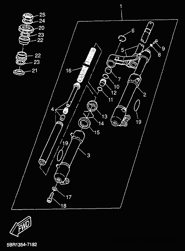 Yamaha Motors YQ50L (5KH7) [010] - FRONT FORK