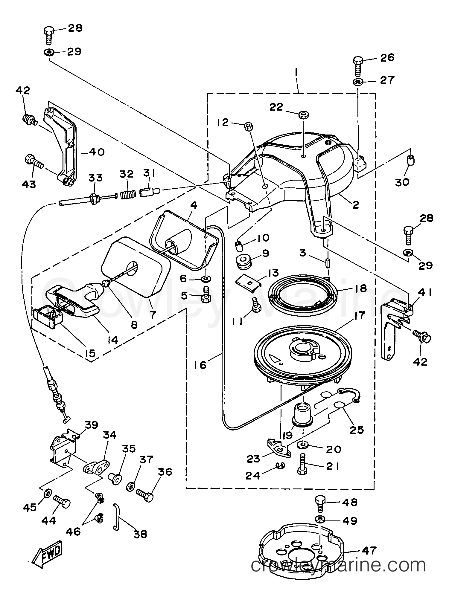 Yamaha Motors 25MSHV3 - STARTER